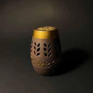 Quemador de incienso 2025 de Venta caliente con quemador de incienso de decoración del hogar marrón hecho a mano de diseño tradicional a la venta - Product Image 2