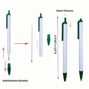 Promotional Business <b>Retractable</b> ABS Customized Gift Durable Silk Screen Printed Custom Color Ballpoint <b>Pen</b> with Custom Logo - Product Image 2