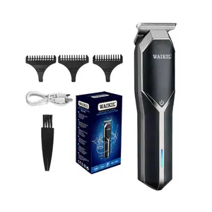 WAIKIL 2024 Nova máquina de cortar cabelo elétrica aparador de barbeiro navalha barbeador de barba aparador de barbear masculino