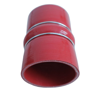 Tuyau de connexion de refroidissement intermédiaire de turbocompresseur de tube de bosse de silicone automobile avec le tuyau de renfort d'anneau en acier de tissu - Product Image 2