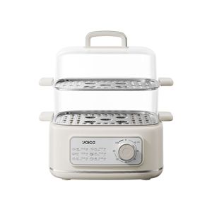 Vaporera eléctrica de tres niveles Yoice de 8-10L con tapa de vidrio para cocinar al vapor - Product Image 5