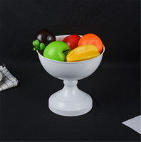 Petit vase en fer blanc de style nordique, support à fleurs de table, bol à fruits pour centre de table de mariage, décoration de maison et d'hôtel