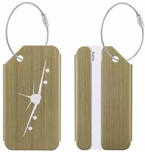 Étiquettes de bagages personnalisées imprimées en gros à prix d'usine, étiquettes d'identification imperméables et durables pour événements promotionnels et voyages d'affaires - Product Image 6