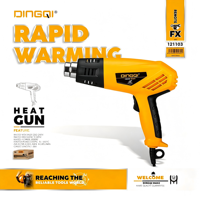 Pistolet thermique électrique industriel 2000W à double température, souffleur d'air chaud pour le thermoformage, le décapage de peinture et la soudure du plastique