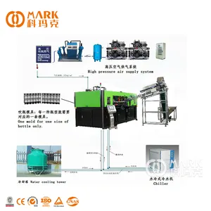 Hochwertige halbautomatische PET-Flaschen-Blasenformmaschine hohe Produktivität Blasmaschinenfabrik