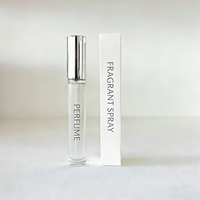 Atomiseur de luxe en verre carré vide, mat, sans plomb, sans BPA, recyclable, format mini personnalisé, 8ml, 10ml, 15ml, 20ml