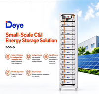 Inverter Hybrid Tiga Fasa Deye 50kW dengan Sistem Penyimpanan Energi Baterai LiFePO4 BOS-G, 4 MPPT, Rentang Baterai 160-800V