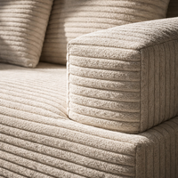 Sink in Comfort Cloud Couch Ecksofa mit Plüsch-Lounge-Charakter, inspiriert vom Cloud-Sofa und modernen Bubble-Sofa