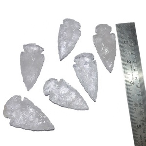 Pointes de flèche en cristal de quartz de 2 à 2,5 pouces, vente en gros de pointes de flèche en agate indienne - Product Image 1