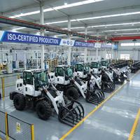 Cargadora de Ruedas Compacta en Oferta con Cabina Cerrada, Sistema de Potencia Hidráulica 4x4 de Alta Resistencia para Silvicultura y Manipulación de Madera