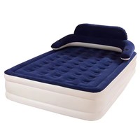 Lit gonflable automatique King Size pour le camping, matelas pneumatique avec pompe intégrée