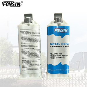 กาวอีพ็อกซี่ FONSIN สองส่วนผสม 1:1 ขนาด 100 กรัม/70 กรัม สีขาวและสีเทา สำหรับซ่อมโลหะ งานประดิษฐ์ และการยึดติด - Product Image 5