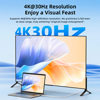Câble UHD 4K compatible avec les connecteurs HDTV Type C Version 1.4 Câble Type-C vers HDMI pour tablette portable
