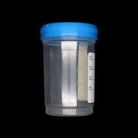 Vaso de Plástico Desechable para Muestras Médicas de Pacientes, Recolector de Muestras de Esputo y Heces, Recipiente para Orina y Heces de 30 ml, 60 ml y 120 ml