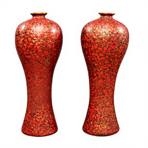 Vase décoratif traditionnel en résine, salon, chambre à coucher, bureau, table, fait à la main, design, mariage, imperméable, écologique, fleur - Product Image 1