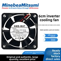 Ventilateur de refroidissement à double roulement à billes NMB 2410ML-04W-05W-B69 6025 12V 24V 6CM authentique fabriqué en Chine