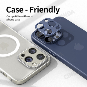 High Quality Titanium Tempered Glass Lens <strong>Protector</strong> for iPhone 15 <strong>Pro</strong> Max 15 <strong>Pro</strong> Direct Factory No <strong>Screen</strong> <strong>Protectors</strong> Needed - Product Image 3