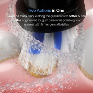 Spazzolino Elettrico da Viaggio con Custodia, Testina Rotante a 360°, Marchio Privato, Spazzolino Elettrico Intelligente e Portatile per Adulti - Product Image 6