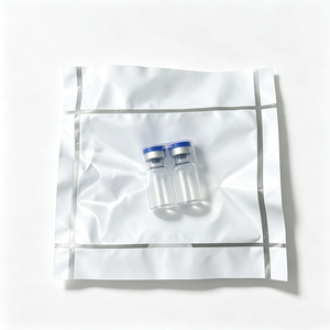 Viales de Vidrio Borosilicato 2R de 3 ml, Esterilizados con ETO, Viales Farmacéuticos para Inyección con Tapa Abatible Plateada, 2 Unidades por Caja, Viales Estériles - Product Image 1