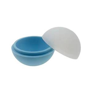 Moule à glaçons sphériques en silicone de qualité alimentaire de 2,5 pouces, non toxique, étanche, flexible et écologique pour whisky et crème glacée - Product Image 1