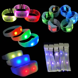Led Red Light Party Led Wristbands Controlled Led Light Bracelets Concert Led Bracelet For Promotional Party Supplies