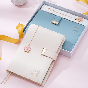 Cuaderno de Diario A5 Personalizado, Serie Flor de Cerezo 32K, Encuadernación Cosida, Tapa Dura, Imitación de Cuero Térmico, Promocional, Bonito - Product Image 5