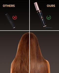 <span class=keywords><strong>Cepillo</strong></span> <span class=keywords><strong>Alisador</strong></span> de Cabello Anti-Quemaduras con Diseño Seguro para Proteger <span class=keywords><strong>el</strong></span> Cuero Cabelludo y las Manos, Agarre Cómodo para una Operación Fácil - Product Image 6