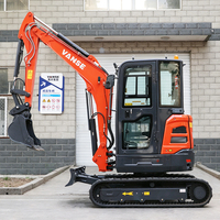 Sistema Hidráulico de Alta Potencia para Excavadora Pequeña, Mini Excavadora con Gran Fuerza de Excavación, Uso Municipal, Excavadora Compacta