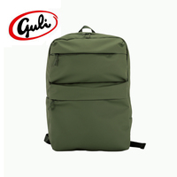 Sac à dos pour ordinateur portable en PU grande capacité, imperméable, pour femmes et hommes, avec service de logo personnalisé
