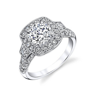 Anello Classico Traforato per Donne, Stile Occidentale, Accessorio da Dito per Matrimonio, Regalo alla Moda - Product Image 1