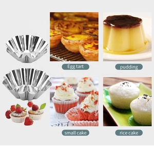 <span class=keywords><strong>Moule</strong></span> de cuisson en acier inoxydable de qualité alimentaire pour tartelettes, cupcakes, gâteaux, plats de cuisson en métal de qualité supérieure, vente en gros en usine - Product Image 6