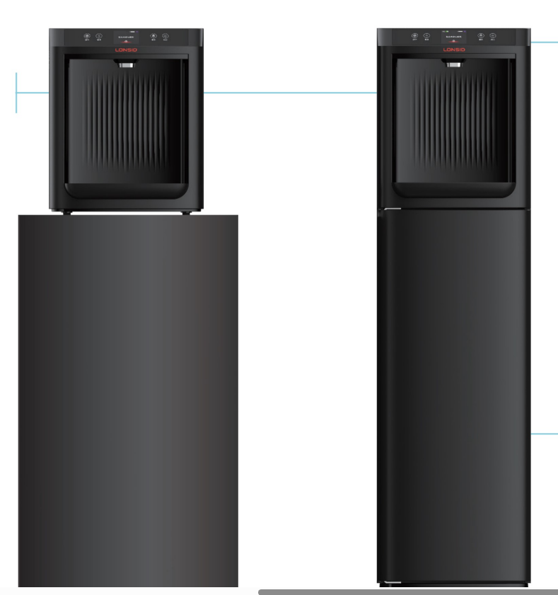 Lonsid offers Home Appliance new Korean style hot and cold child lock Mains-Fed Water Coolers with refrigerator