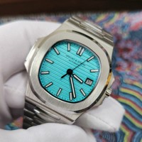 Neue Luxus-Herrenuhren mit Automatikwerk, 30M Wasserdicht, Quadratische Form, Edelstahl-Sportchronograph für Männer