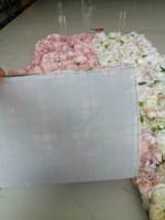 Kunden spezifisches Design künstliche Seiden rose und Hortensie Blumen wand hintergrund für Hochzeits dekoration zum Valentinstag