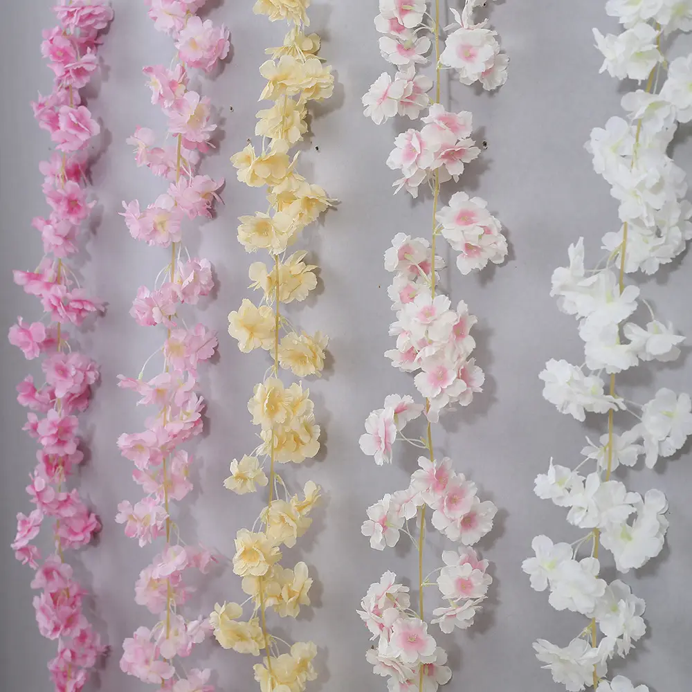 Artificial Flower Garland Decorative String of Blooms for Home or Event Decor