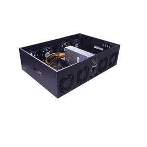 Venta caliente 8 GPU Server case conjunto completo 8 GPUs servidor GPU completo bajo ruido GPU cards case con fuente de alimentación para RTX3080 - Product Image 2