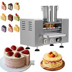 Machine industrielle à crêpes fines, machine à <span class=keywords><strong>faire</strong></span> <span class=keywords><strong>des</strong></span> peaux de gâteaux, machine à mille-crêpes <span class=keywords><strong>pour</strong></span> les boulangeries à grande échelle - Product Image 1