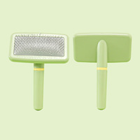 Brosse démêlante classique ArtsCreating Raco à poignée blanche avec coussin d'air pour chiens et chats – Offre spéciale