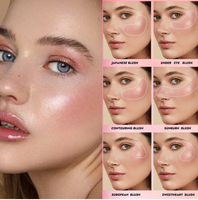 Fard à joues en poudre pressée, texture douce, créez votre propre palette de blush, marque privée
