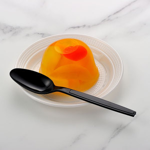 Juego de <span class=keywords><strong>cubiertos</strong></span> <span class=keywords><strong>desechables</strong></span> <span class=keywords><strong>Cubiertos</strong></span> de plástico negro <span class=keywords><strong>desechables</strong></span> de alta resistencia PS Tenedor Cuchillo y cuchara <span class=keywords><strong>Cubiertos</strong></span> - Product Image 5