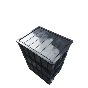 Yue Hong Medium Duty Anti Static Turnover Box 20200g Load Capacity Drop Resistant <b>Plastic</b> <b>Crate</b> For Electronics Logistics - Product Image 2