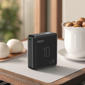 Soporte de carga rápida Mini paquete de energía Venta al por mayor Portable PD 40W LCD Digital Slim Power <span class=keywords><strong>Bank</strong></span> 10000mAh Cargador de litio - Product Image 3