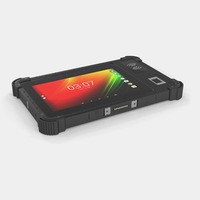 Tablet PC Robusta Hidon de Alta Calidad con Sistema Operativo Android, 8 Pulgadas, 4GB+64GB, PC Industrial con RJ45, OTG, NFC, Huella Dactilar, Lector de Códigos de Barras 2D, UHF RFID
