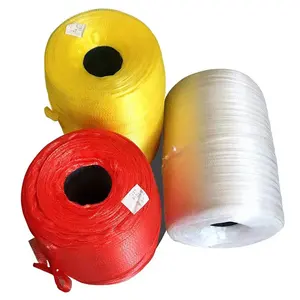 Factory Direct Sale Small Food Vegetable Fruit Packaging Mesh Tubular Net For Garlic Onion Packaging