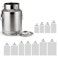 Bidon à lait en acier inoxydable