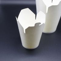 Emballage alimentaire jetable en papier, boîte à nouilles, boîte à lunch en papier kraft, boîte à pâtes occidentale