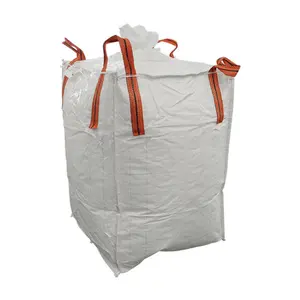防紫外线100% 聚丙烯巨型袋，带顶部喷口巨型袋，用于包装石灰石巨型袋定制标志和尺寸