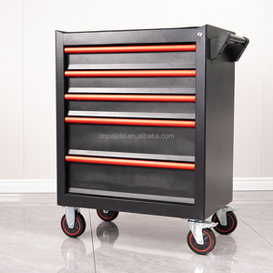 Armoire à outils industrielle en acier, 7 tiroirs, sur roulettes, verrouillable, OEM, capacité 300 kg, style européen, pour <span class=keywords><strong>garage</strong></span> et <span class=keywords><strong>atelier</strong></span> - Product Image 6