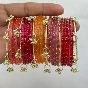 Bracelets élégants en verre plaqué argent pour femmes, accessoires de poignet modernes et tendance, empilables, pour un usage quotidien - Product Image 3