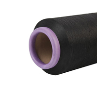 Fil élastique multicolore en polyester haute ténacité 100 % (blanc/noir) pour la couture et le tricot de chaussettes, fabriqué en Chine